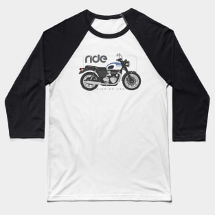 Ride 100 white blue Baseball T-Shirt